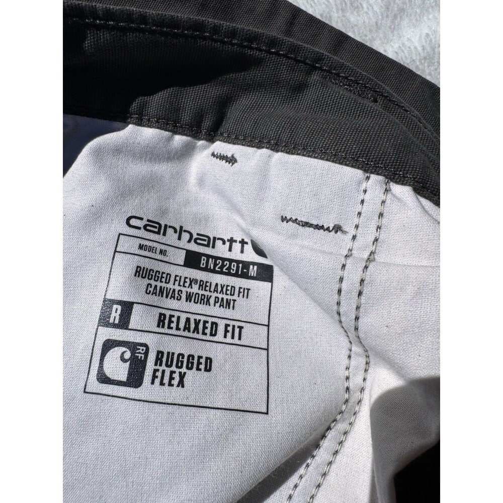 Carhartt Men's Relaxed Fit Rugged Fit Canvas Work Pants  44x30**READ Description - Picture 3 of 11
